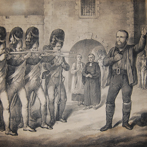 Andreas Hofers Hinrichtung in Mantua am 20. Februar 1810